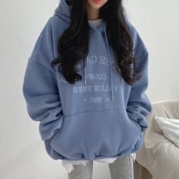 Woman 2025 Autumn and Winter Street Loose Embroidery Casual Hoodies New Plush Hooded Sweatshirt Women Sweatshirts