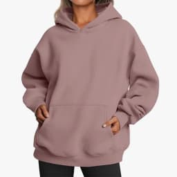 Casual Hoodie Pocket Loose Fit Streetwear with Street Style Mid Length Regular Thickness Hooded Autumn Long Sleeve Women Hoodie