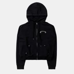 American Style Retro Hoodie Women's Loose Casual Sports Outerwear Short Trendy Top Zipper Closure Long Sleeve Color
