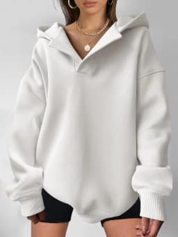 Loose Fit Hooded Hoodie Regular Length American and European Style with Single Pullover Regular Thickness Autumn Women Hoodie