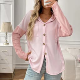 Casual Hooded Hoodie with Loose Fit Mid Length Regular Sleeve American and European Style Streetwear Long Sleeve Women Hoodie