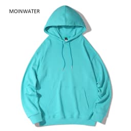 WAVLATII New Women White Hoodies Female Spring Light Green Sweatshirt Lady Autumn Casual Long Sleeve Tops MH2239