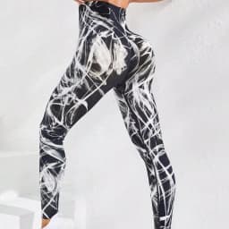 New 3D Print Tie Dye Sports Pants Women Seamless Leggings High Waist Fitness Push Up Leggings Gym Clothing Workout Tights