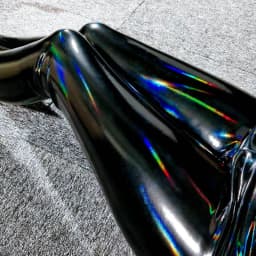 Women Colorful Shiny Leather Leggings Black Mirror Reflective Stretch Leather Pants Skinny Thin Leather Pencil Trousers Legging