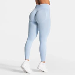 Women's Seamless Gym Solid Color Sports Pants White Edge Waist Tight High Waist Hip Lifting Pants Running Exercise Leggings