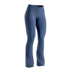 WAREBALL Vision Flares Women Gym Fashion Flared Pants Waist Cross Seamless Sports Leggings Fitness Wide-leg Trousers