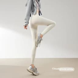 Women's High Waist Shark Leggings Tummy Control Slimming Fitness Yoga Pants Thin Version for Fall Workout