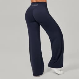 Bum Pilates Flared Yoga Pants Women High Waist Wide Leg Natural Lift Leggings Women Loose Running Push Up Sports Fitness Pants