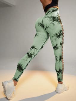 Sexy Hollow Black Seamless Leggings Women Fitness Leggings Gym Yoga Pants High Waist Yoga Pants Sports Female Clothing