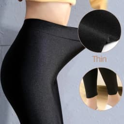 Thermal Leggings Women Winter Warm Bright High Waist Elasticity Tights Wear Out Slim Thin 9 Points Pants for Woman Sexy Legging