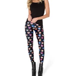 Spring Home Party Cool Women Cat Print Leggings Casual Outdoor Skinny Femme Elastic Push Up Legging