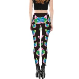 Spring Home Party Cool Women Cat Print Leggings Casual Outdoor Skinny Femme Elastic Push Up Legging