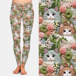 New High Waist Flower Printed Women's Leggings Sports Tight Pants High Quality High Elasticity Slim Fit Tight Pants