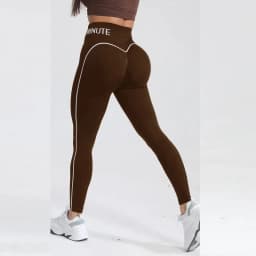 New Color-Blocking Letter Leggings Women Gym High Waist Yoga Pants Seamless Hip Lift Fitness Tights Quick Dry Workout Pants