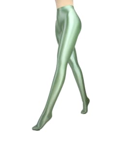 MJINM-High Waisted Spandex Tights for Women, Elastic Leggings, Pantyhose, Jeggings for Running, Wetlook, Oil Shiny, Glossy Pants