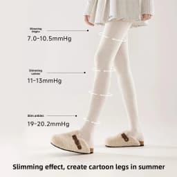 Vertical Striped Tights for Women Slimming High Waist Thermal Pantyhose Thick Opaque Leggings Winter Warm Fleece Lined Tights