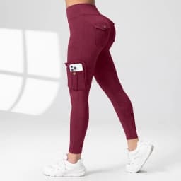 1PCS Work Pocket Women Leggings Elastic Butt Lifting Fitness Tights 2025 New Athletic Pants Fashion Streetwear