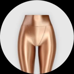 XcloCKNYoung V-crotch leggings shiny wet color tight Leggings high Yoga swimming glossy stirrupped pants