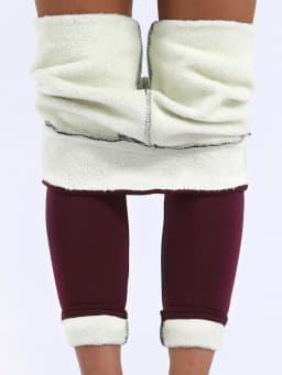 Super Warm Winter Leggins Women Skinny Stretch High Waist Prevent Cold Velvet Leggings Beautiful Outdoors Casual Warm Pants