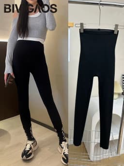 BIVIGAOS New Spring Autumn Shaping Lifting Leggings Women High Waist Butt Lifter Seamless Sports Fitness Sharkskin Leggings