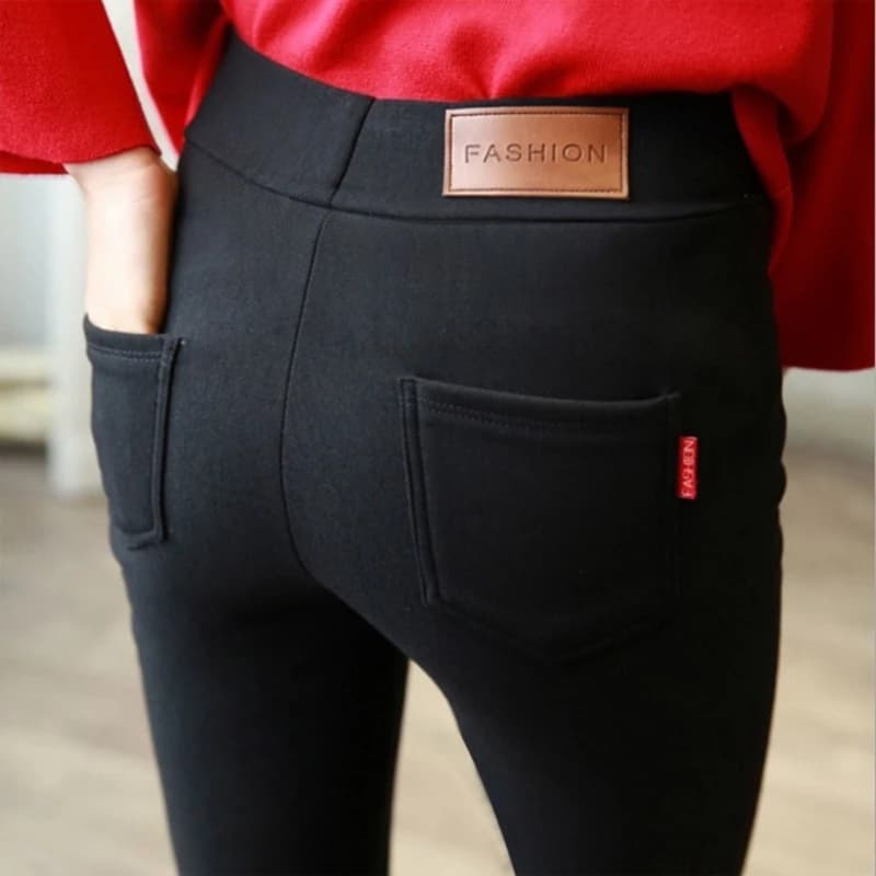 Women's Slim Fit Bla Pencil Pants New Sle Elastic Loose Fit plus Size Casual Long Trousers for Young Ladies