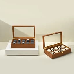 Oirlv 10 Grids Watch Box Wooden Jewelry Box Watch Organizer Case Men Women Mechanical Watchs Storage Case Wristwatch Display Box