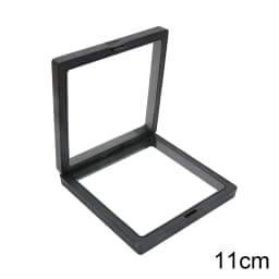 PE Film Colorful Jewelry Storage Box 3D Packaging Case Gemstone Free Stand Floating Frame Membrane Ring Earring Necklace Display