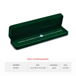 WoodTen Green Jewelry Ring Box Engagement Wedding Ring Box Birthday Jewerly Pendant Bracelet Necklace Display Gift Box Wholesale