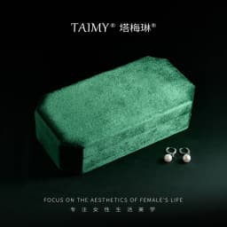 TAIMY Travel Velvet Jewelry Box Portable Ring Necklace Bracelet Storage Box Custom Logo Jewelry Case Jewellery Organizer