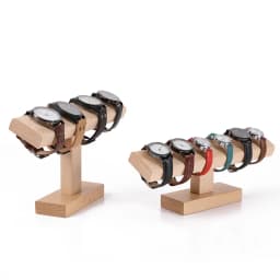 Wooden New T-Bar Vintage Walnut Bracelet Chain Watch Rack Jewelry Organizer Hard Display Stand Holder Size