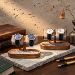 Oirlv Wooden Watch Stand Bracelet and Bangle Display Stand for Entryway Decoration Jewelry Storage Gifts Wholesale Display racks