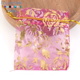 50pcs/Lot Colorful Drawstring Organza Bags Jewelry Packaging Bags Candy Wedding Party Bags Wholesale Gifts Pouches Wholesales