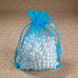 100pcs/lot 5x7 7x9 9x12CM Organza Bags Wedding Party Christmas Decoration Drawstring Gift Bag Pouch Jewelry Packaging Bags