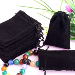 100Pcs 7x9cm Velvet Drawstring Pouch Jewelry Bags New Year Birthday Xmas Party Ball Gift Bags pochette cadeau sachet bonbon