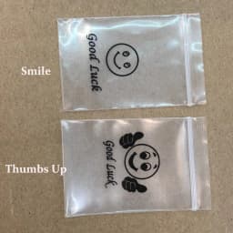 Starose 100Pcs/Lot New 4x6cm Thumbs Up Print Clear Ziplock Bags Good Luck Jewelry Packing ZIP Bag Waterproof Plastic Sealed Bag