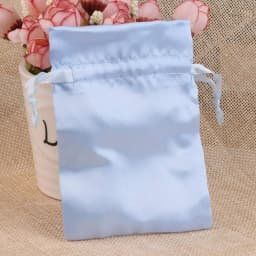 10pcs/Lot 8x10cm10x15cm Soft Silk Satin Gift Bag Smooth Cloth Ring Bracelet Necklace Jewelry Storage Packing Drawstring Pouches