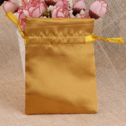 10pcs/Lot 8x10cm10x15cm Soft Silk Satin Gift Bag Smooth Cloth Ring Bracelet Necklace Jewelry Storage Packing Drawstring Pouches