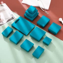 12pcs/ Lot Luxury Kraft Gift Box Ardboard Paper 7x9x3cm Bracelet Necklace Jewellry Boxes Packaging Rings Gift Storages Wholesale