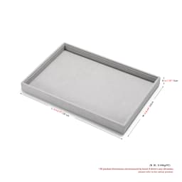 Elegant Jewelry Display & Storage Trays: Jeweler Versatile Velvet-Lined Bins for Organizing Necklaces, Rings, Earrings, & More