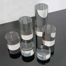Clear Acrylic Column Sheet Stamping Block for Jewelry Packaging & Display Cosmetics Stand Photography Props Rings Holder Riser