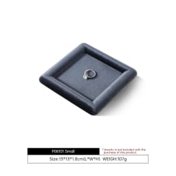 Yinbeini Velvet Jewelry Flat Tray Ring Pendant Bracelet Necklace Display Tray Jewelry Storage Organizer Plate P082