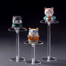 Acrylic Transparent Jewelry Perfume Cosmetics Display Stand Frame Round Diamond Ring Holder Bracket Small Doll Model Organizer