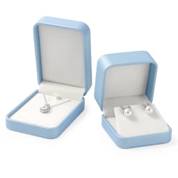 Oirlv Premium Blue Jewelry Box With Velvet Lining Packaging for Necklaces/rings/earrings, Organized for Families and Jewellers