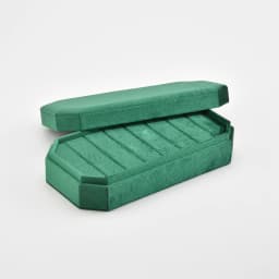 Velvet Rings Holder with Lid Jewelry Storage Container Finger Rings Stand Rings Box Suede Custom Logo Jewelry Tray