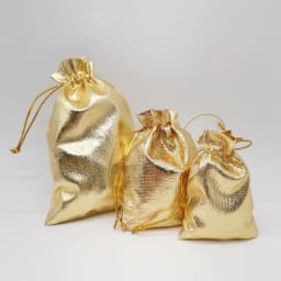 100pcs Jewelry Pouch Jewellery Bag Silver/Gold Velvet Bag Drawstring Jewelry Packaging Bags Organza Jewelry Bags 7x9 9x12 13x18