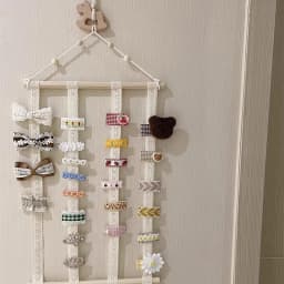 Wall Hair Clip Display Rack Hairpin Storage Girl Hair Accessories Headband Headdress Hairpin Wall Hanging Bathroom