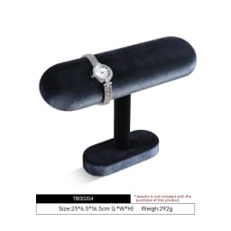 Yinbeini Velvet Watch Display Stand Jewelry Storage Rack for Watch Bracelets and Bangles Jewelry Display Holder TB002