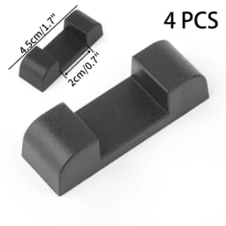 PE Film Black Jewelry Storage Box 3D Packaging Case Gemstone Free Stand Floating Frame Membrane Ring Earrings Necklace Display