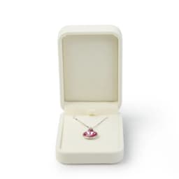 Oirlv Velvet Ring Box Pink Earring Jewelry Box Necklace Bracelet Storage Case Jewelry Gift Box for Wedding Jewelry Organizer Box