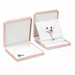 Pearl Necklace Box Jewelry Storage Packaging Box 19×19×4cm Crown Waist Ring Necklace Earrings Bracelet Large Set Box